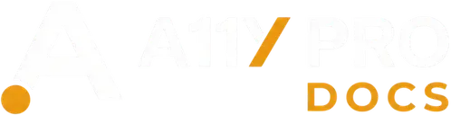 A11Y PRO Docs Logo